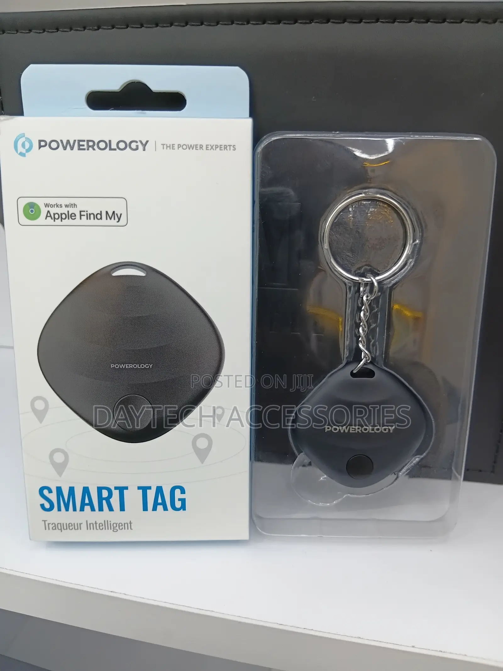 Powerology Find My Smart Tag GPS Tracker – Bluetooth 5.3