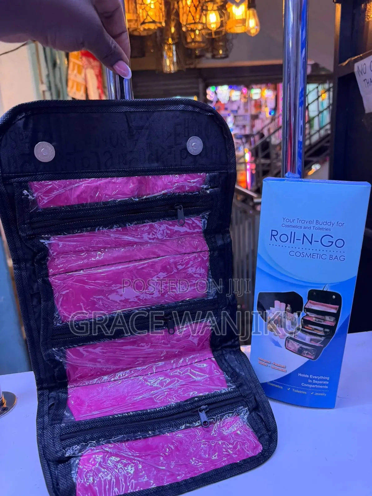 Roll N Go Cosmetics Makeup Bag Waterproof
