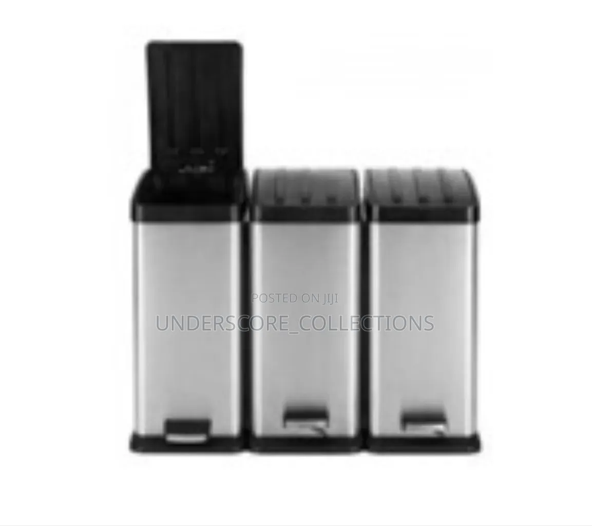 3-in-1 Stainless Steel Bin