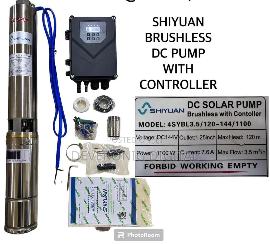 Shiyuan Brushless Dc Water Pump With Controller 120m 1100w