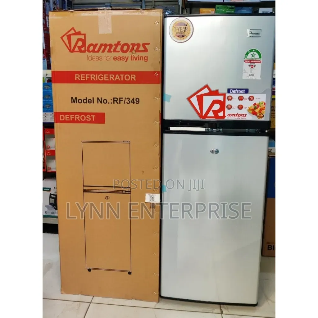 *Ramtons Fridge Double Door 138litres Rf349 Refrigerator