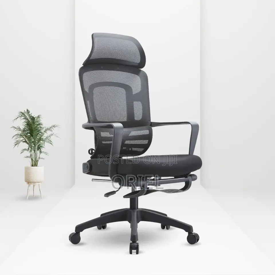 Office Chair : Executive Black Ergonomic Office Chair