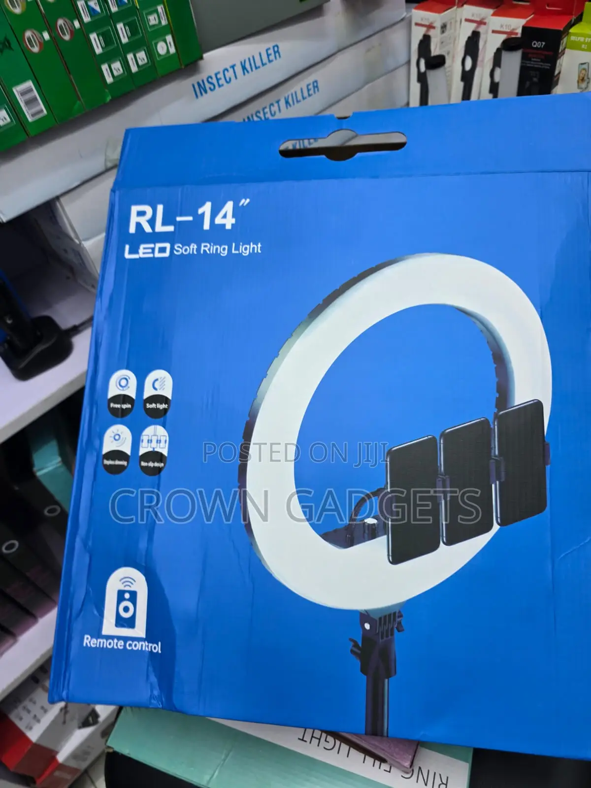 Rl-14 Dimmable Led Ring Lamp for Streaming and Makeup