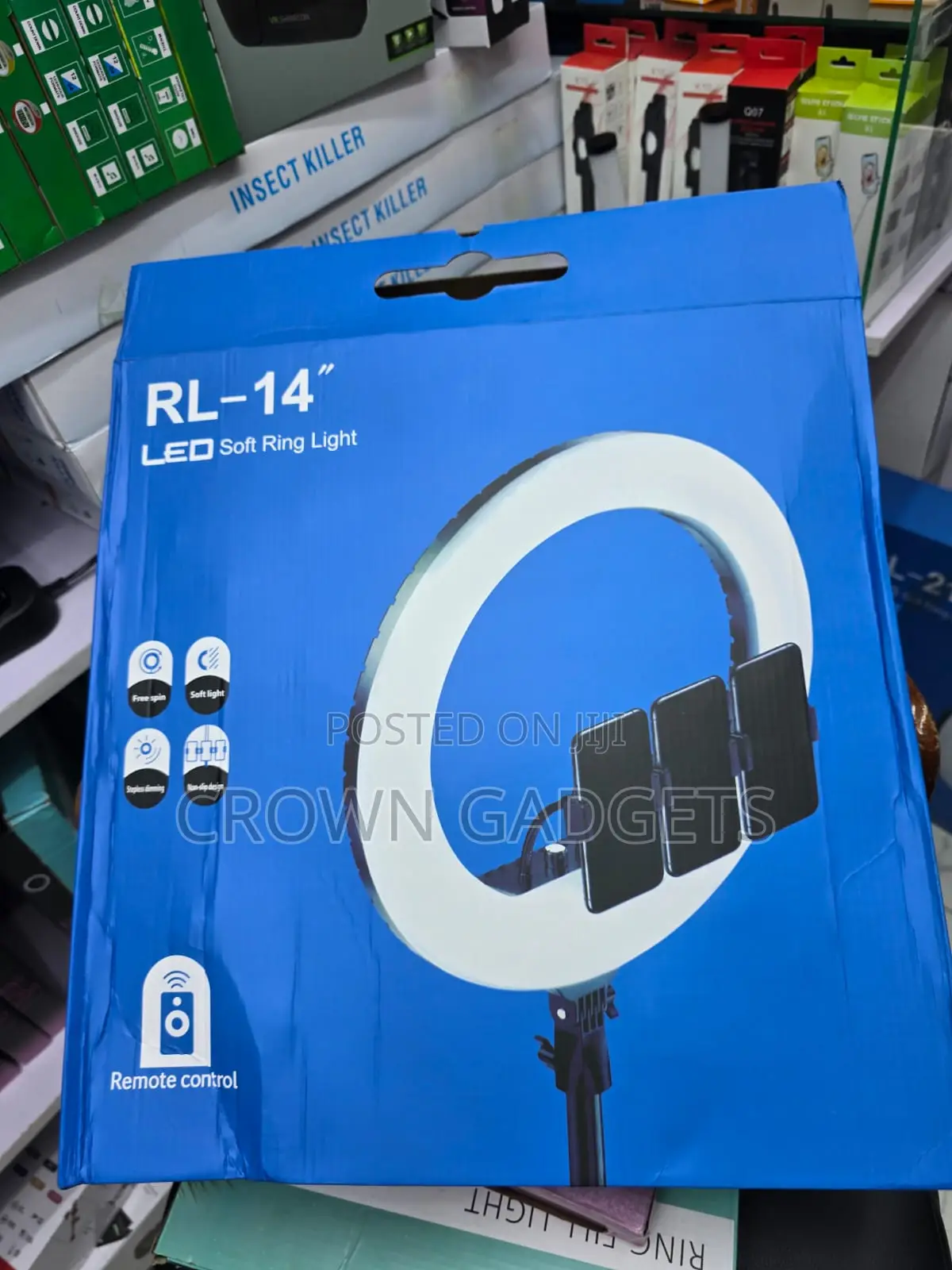 Rl-14 Dimmable Led Ring Lamp for Streaming and Makeup