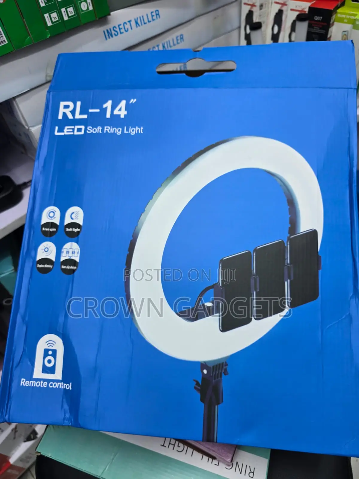 Rl-14 Photography Ring Light Kit With 360° Phone Mount