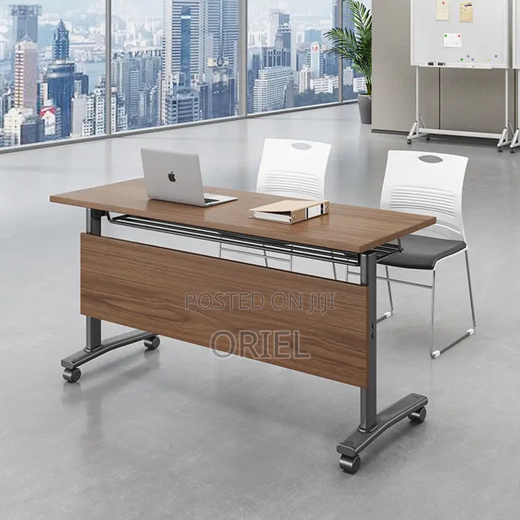 Office Table : 1.4m Foldable Training Office Seminar Table