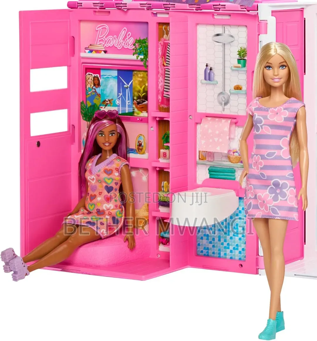 Barbie Getaway Doll House With Barbie Doll