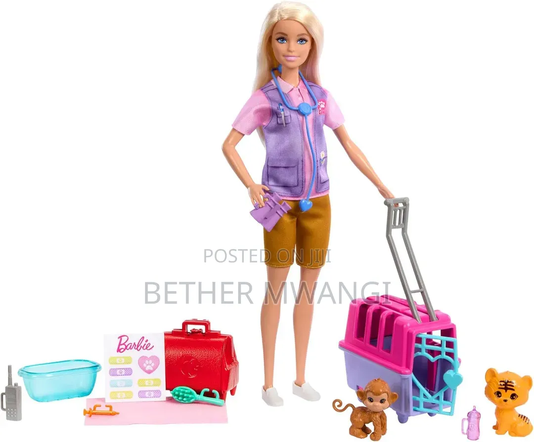 Barbie Careers Doll Accessories, Recovery Playset With Blonde Doll
