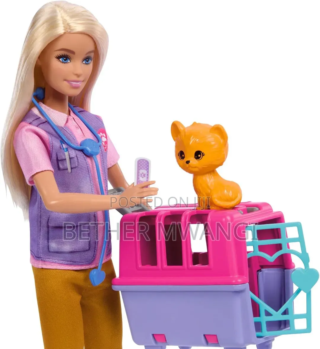 Barbie Careers Doll Accessories, Recovery Playset With Blonde Doll