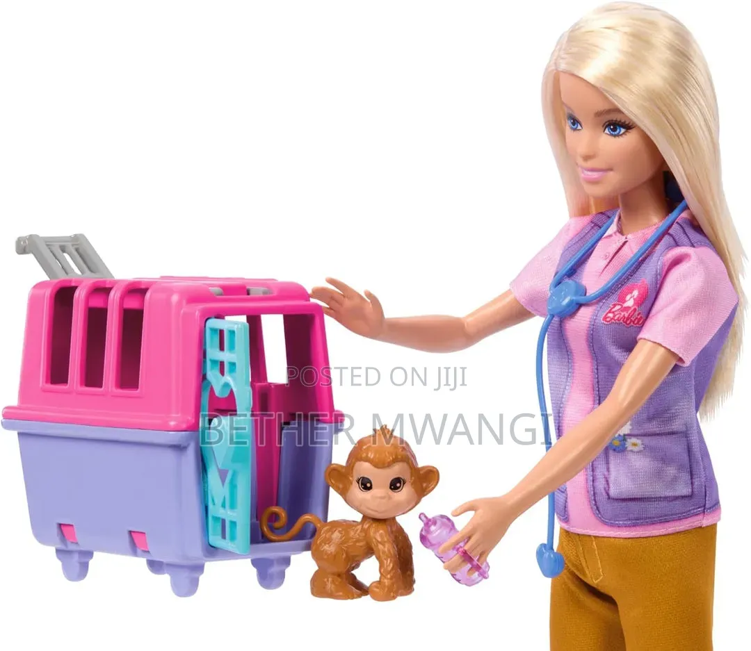Barbie Careers Doll Accessories, Recovery Playset With Blonde Doll