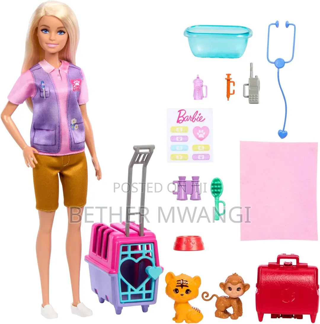 Barbie Careers Doll Accessories, Recovery Playset With Blonde Doll