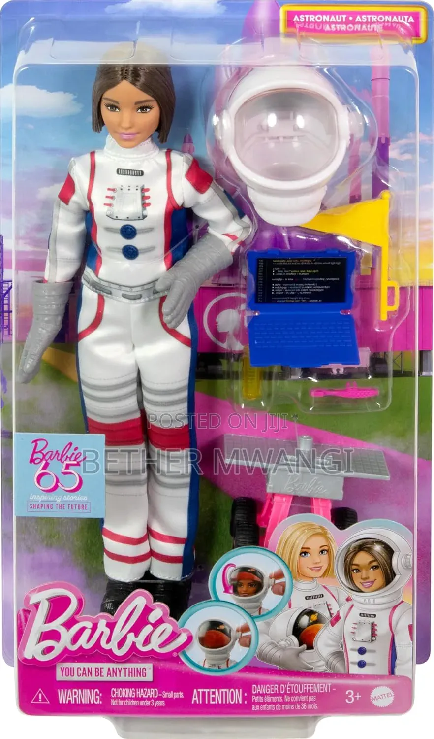 Barbie 65th Anniversary Careers Astronaut Set in Kenya