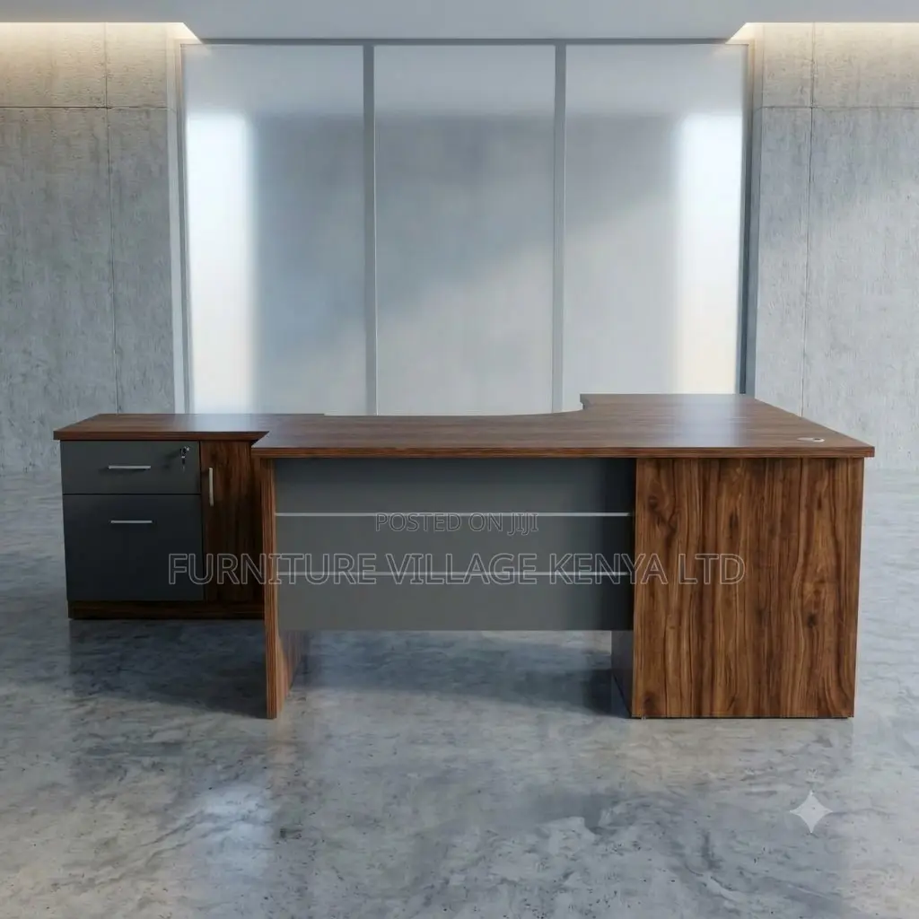 Curved Imported Office Desk.