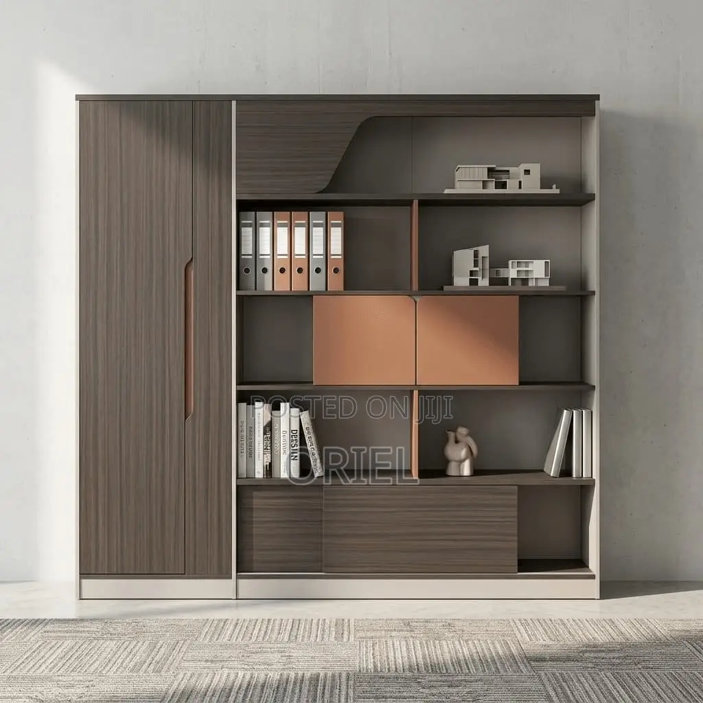 Office Cabinet : 2.4m Office Executive Display Cabinet