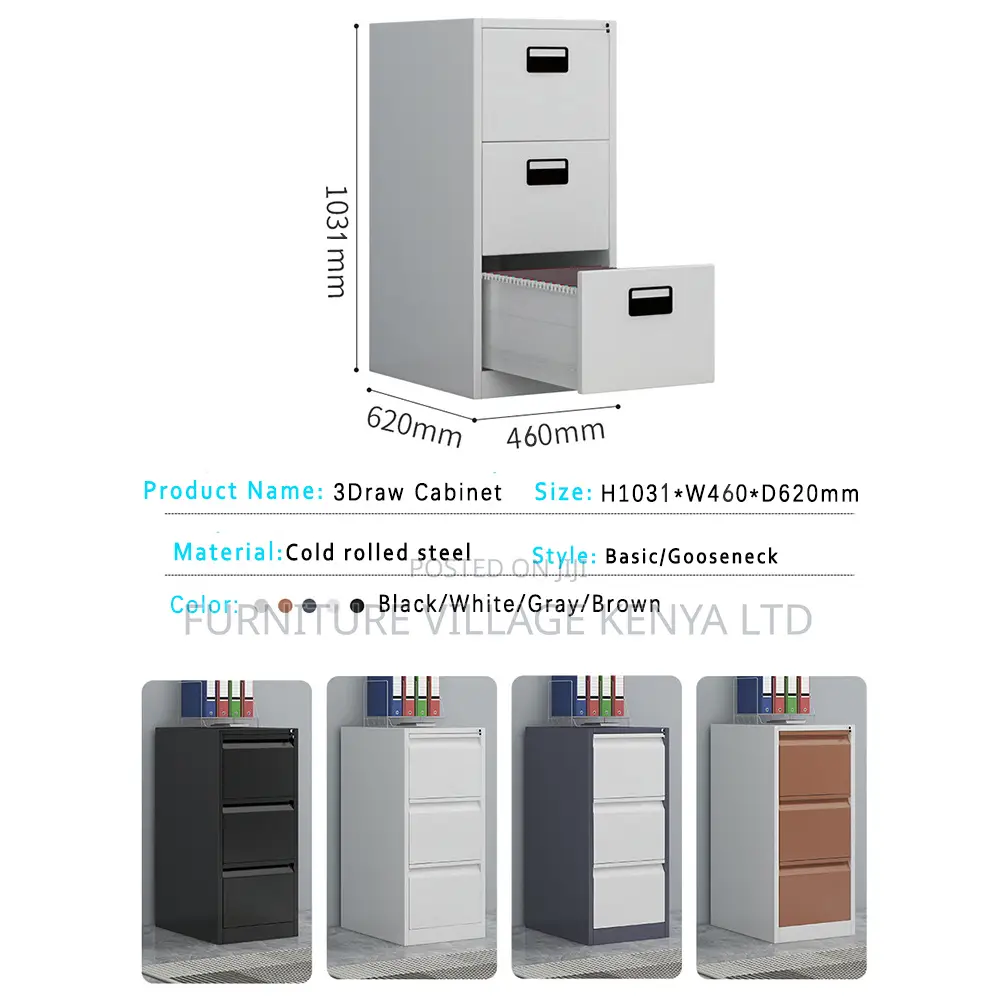 Office 3-Drawer's Cabinet.