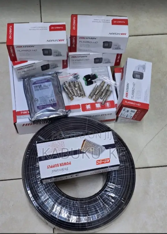 Trusted Brand 4 Hikvision 1080p Hd CCTV Cameras Complete System Kit