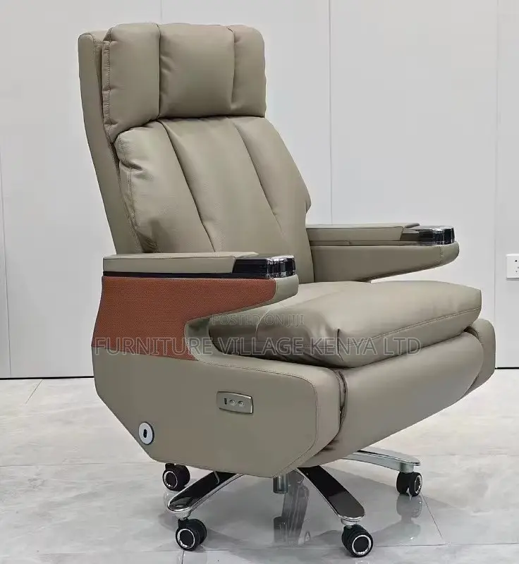 Leather Office Reclining Boss Seat.