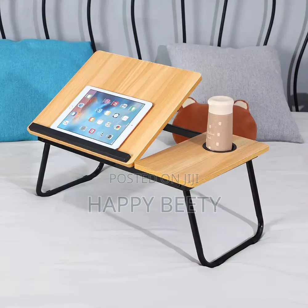 Adjustable Tilting Laptop Folding Table Stand Bed Table