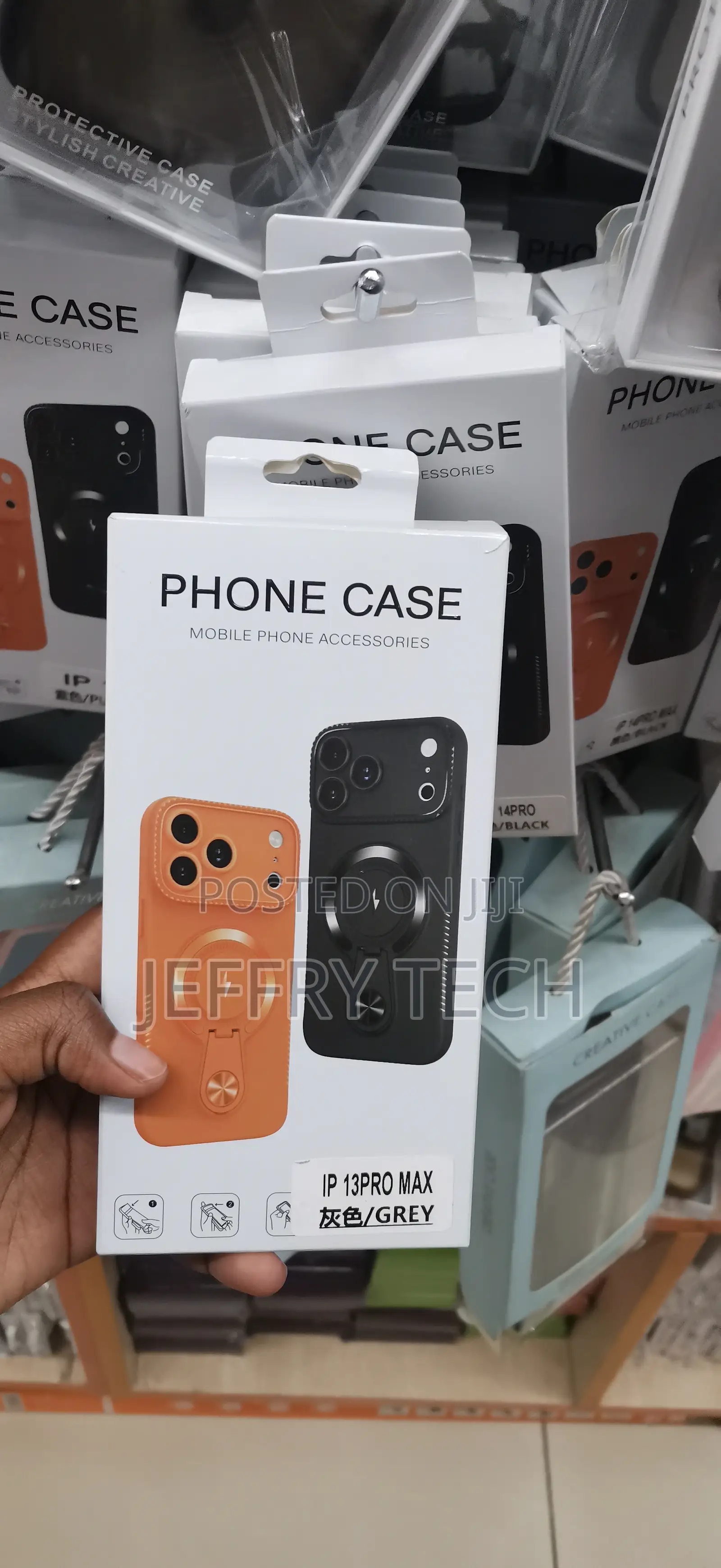 iPhone 13 Pro Max,Bold Orange Color, an Integrated Magsafe Case