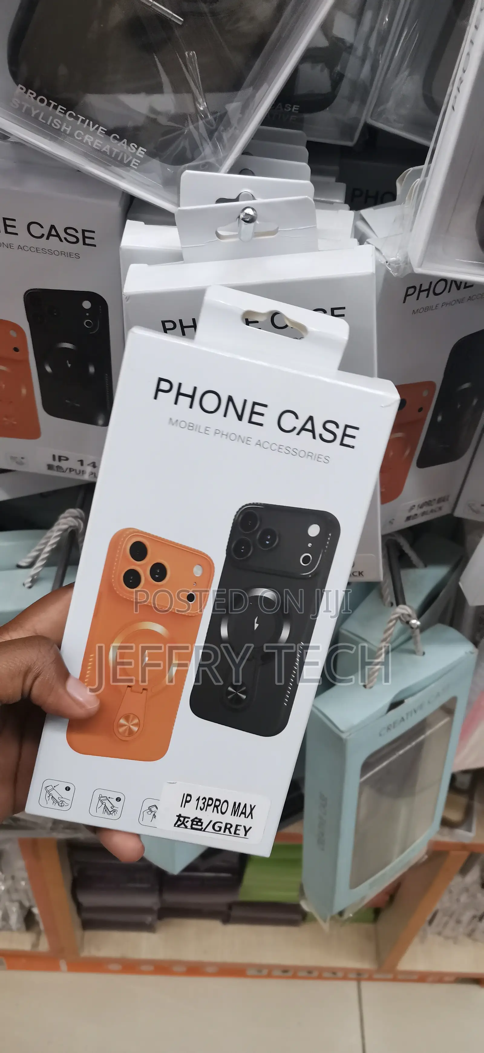 iPhone 13 Pro Max,Bold Orange Color, an Integrated Magsafe Case
