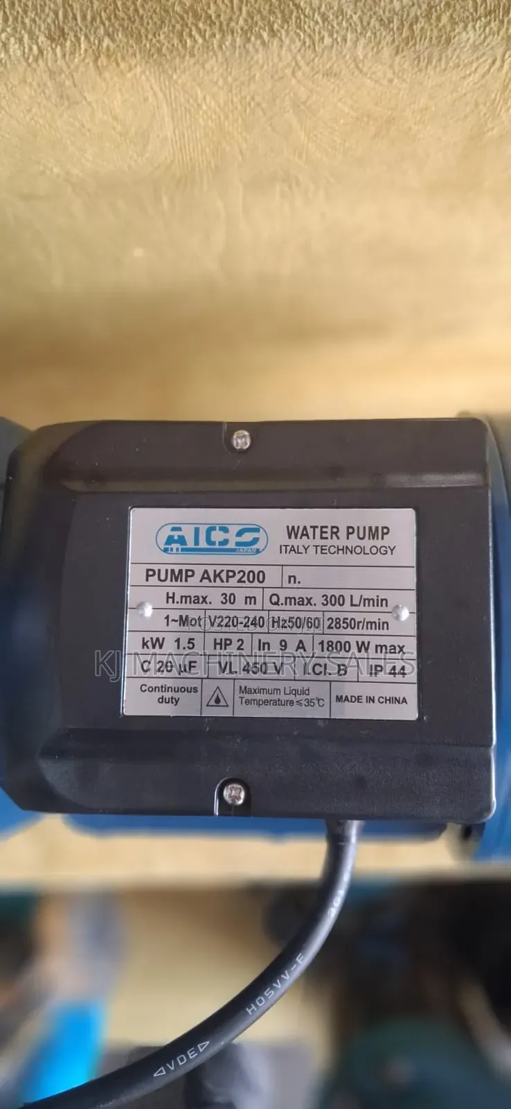 Aico 2hp Buster Pump