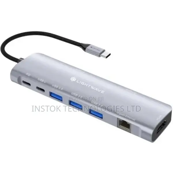 Lightwave Lw-Dock-9i1 Usb-C 9 in 1 Docking Station