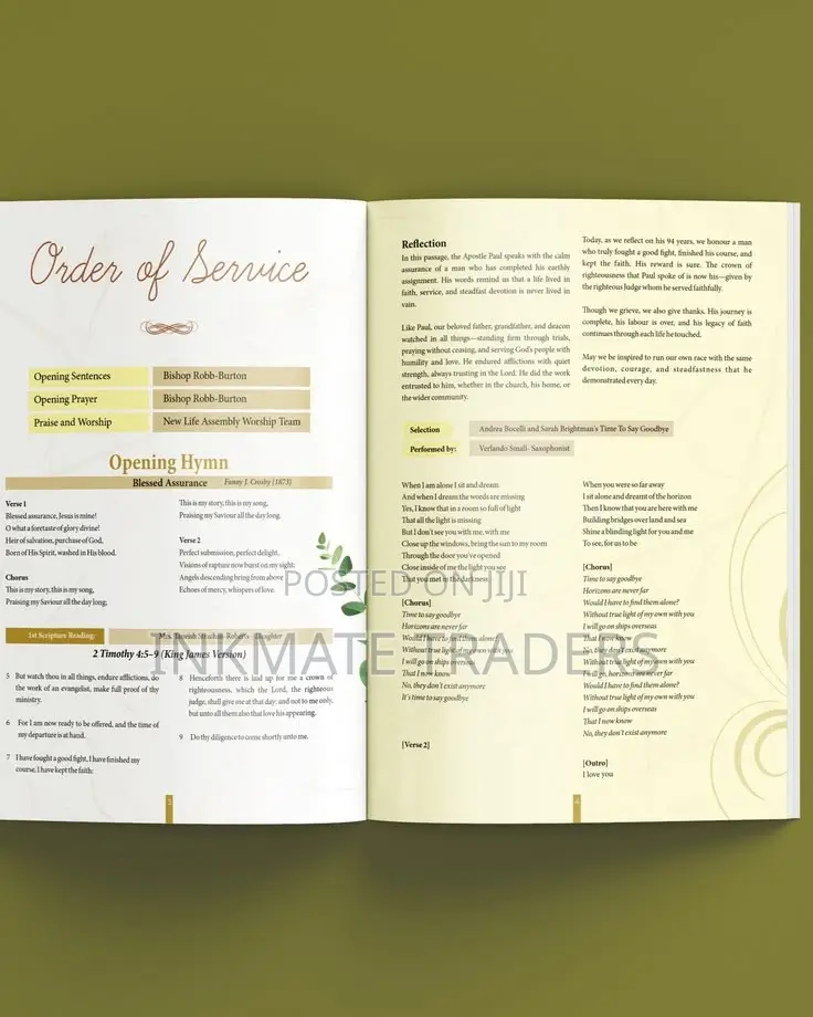 Memorial Magazine Production