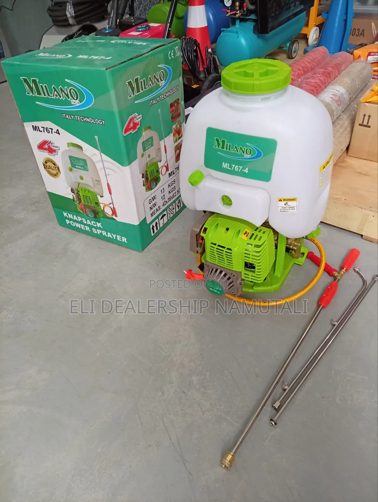 Milano Italia Agricultural Sprayer With Efficient 4-Stroke Engine