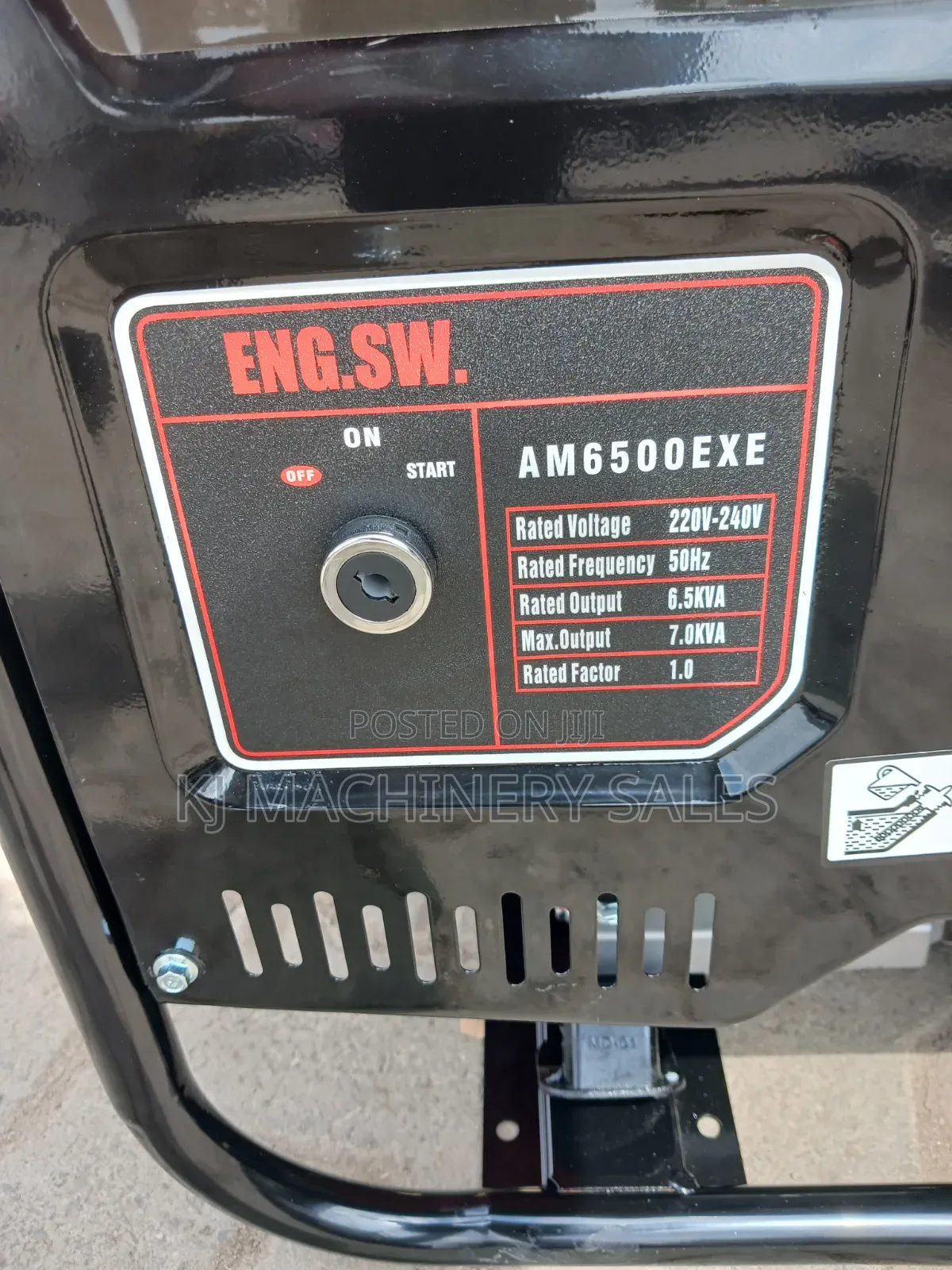 Astramilano 6.5kva Petrol Generator Key Start