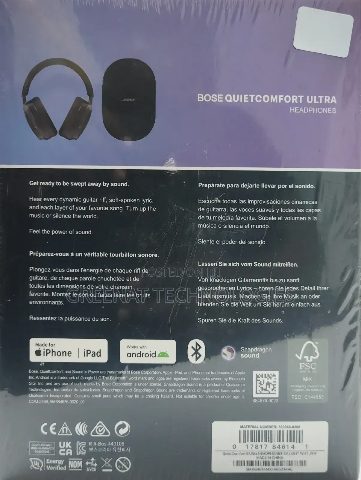 Bose Quietcomfort Ultra Headphones