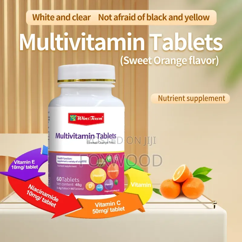Multivitamin Tablets Herbal Supplements to Boost Immunity