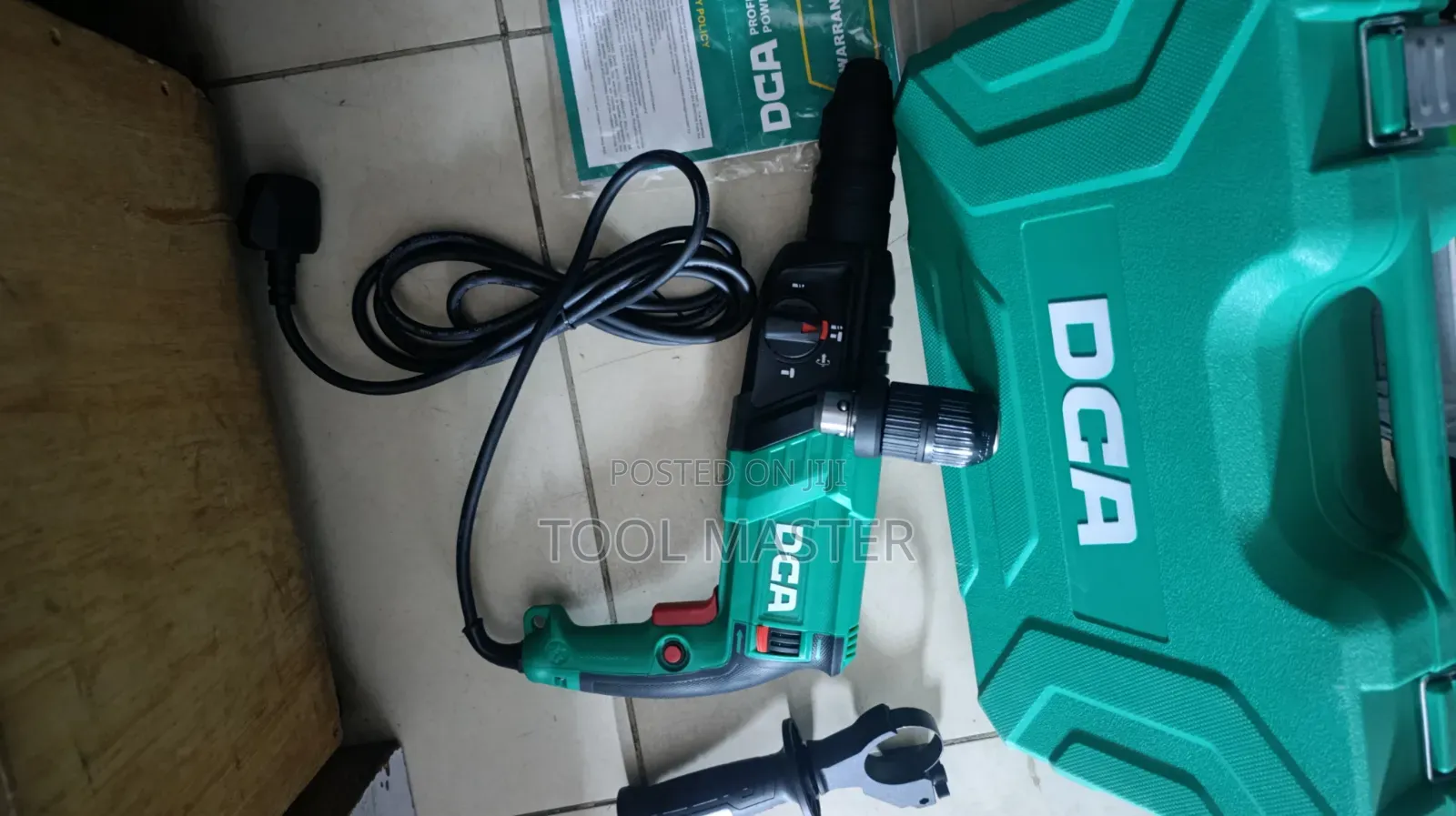 Dca Electric Rotary Hummer Drill/800watts Dca Double Chuck Rotary