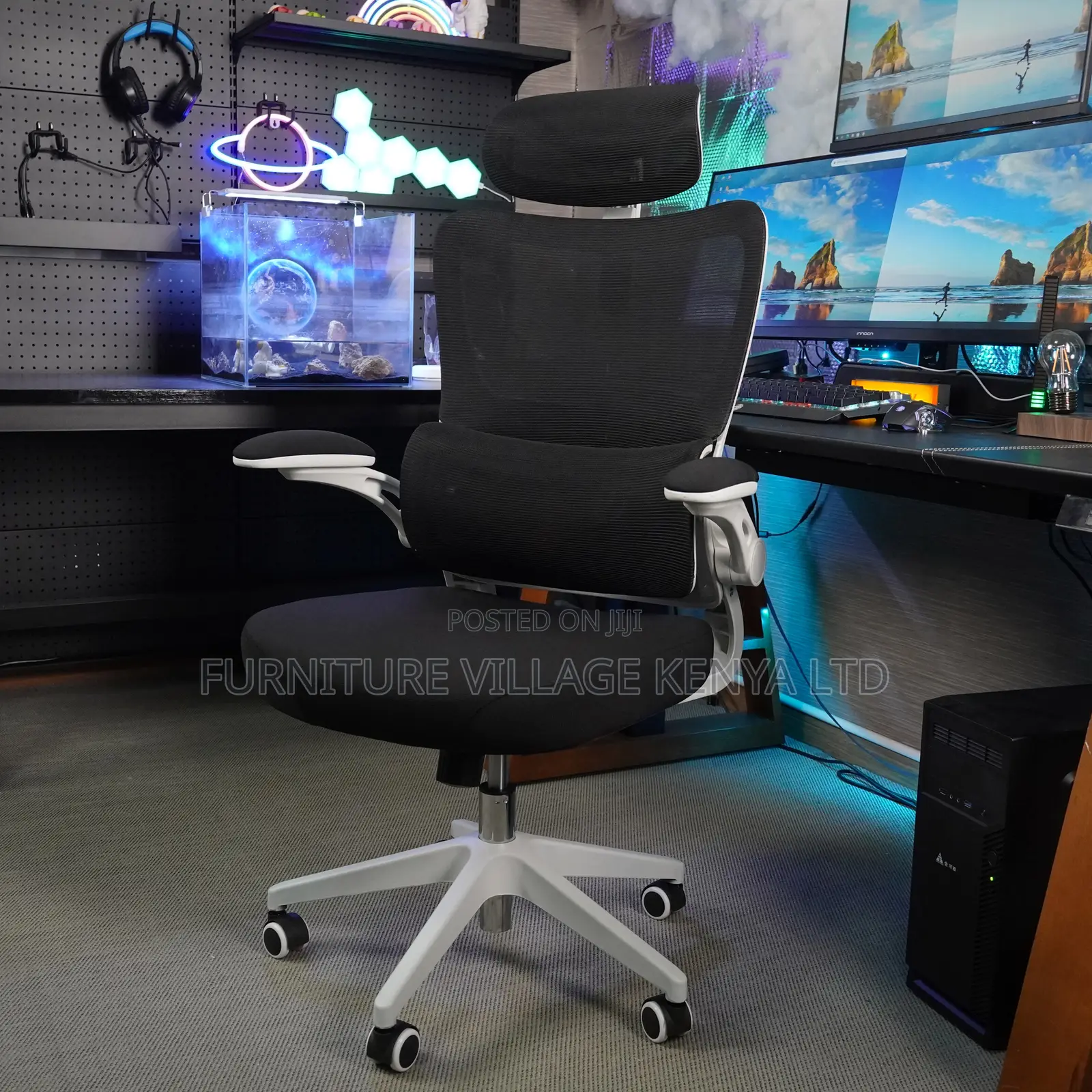 Executive Swivel Visitor Mesh Chair.