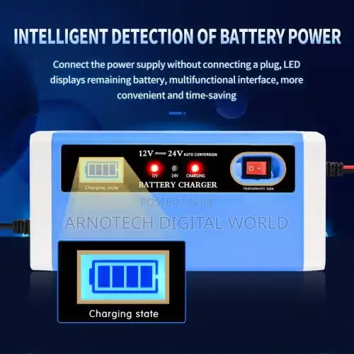 12v- 24v Fully Automatic Smart Battery Maintenance Charger