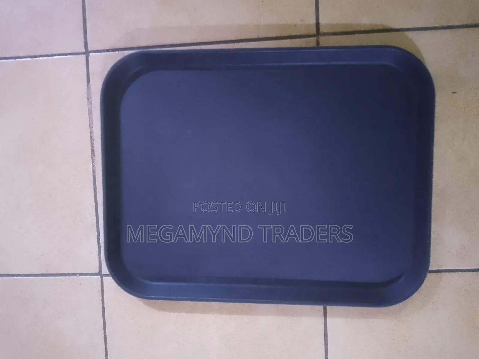 Serving Tray Nonslip 46cm / Rectangle Rubber Tray