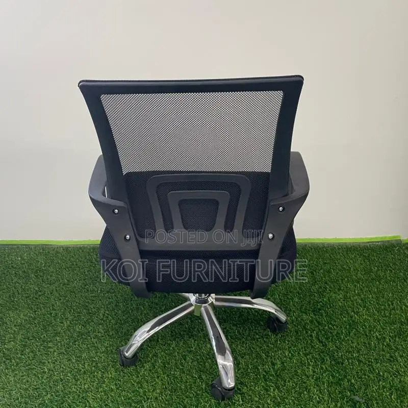 Office Chairs; Clerical Black Mesh Home Office Set Up Chairs