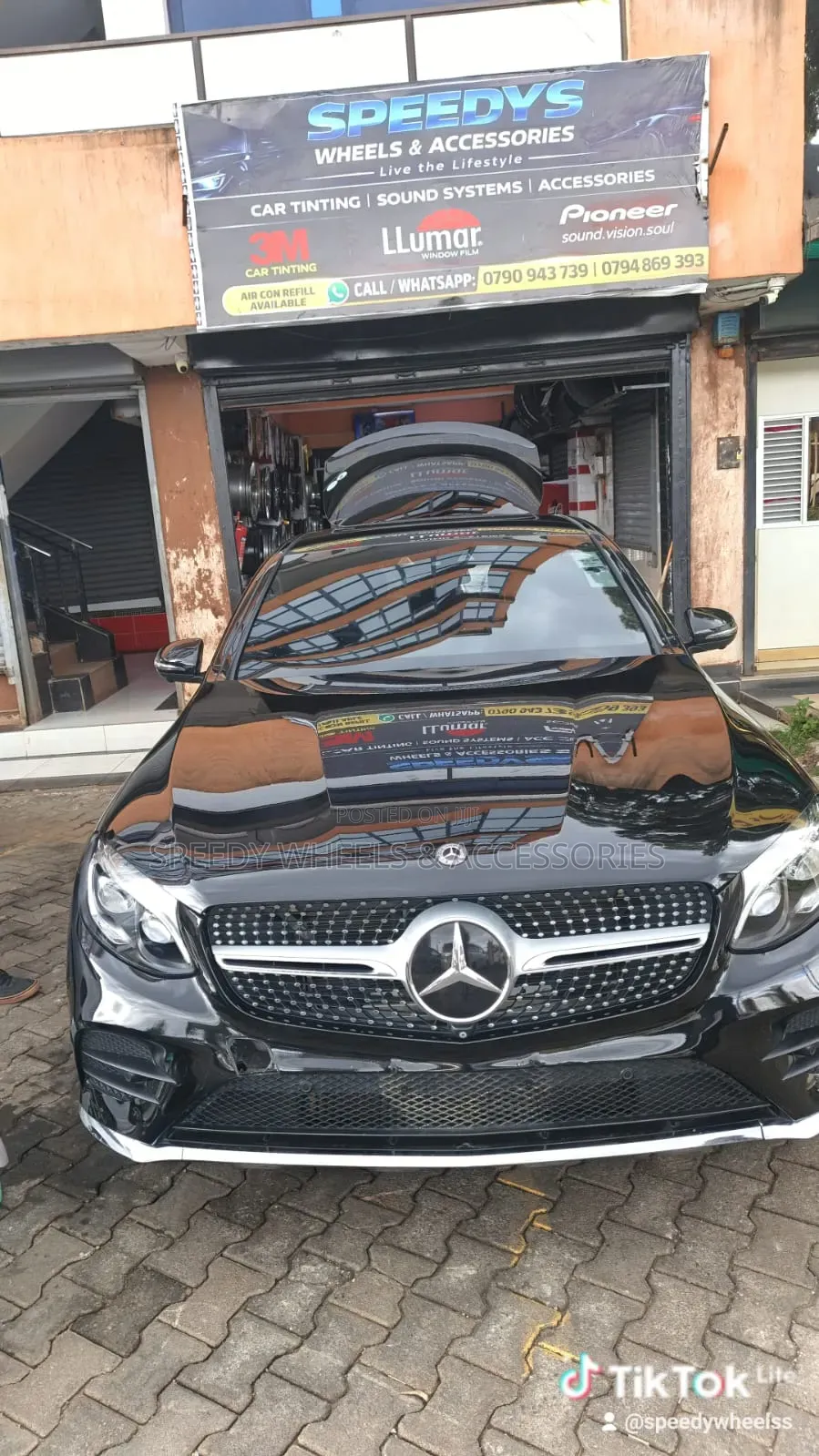 Mercedes Benz Gle Llumar Ceramic Tint.