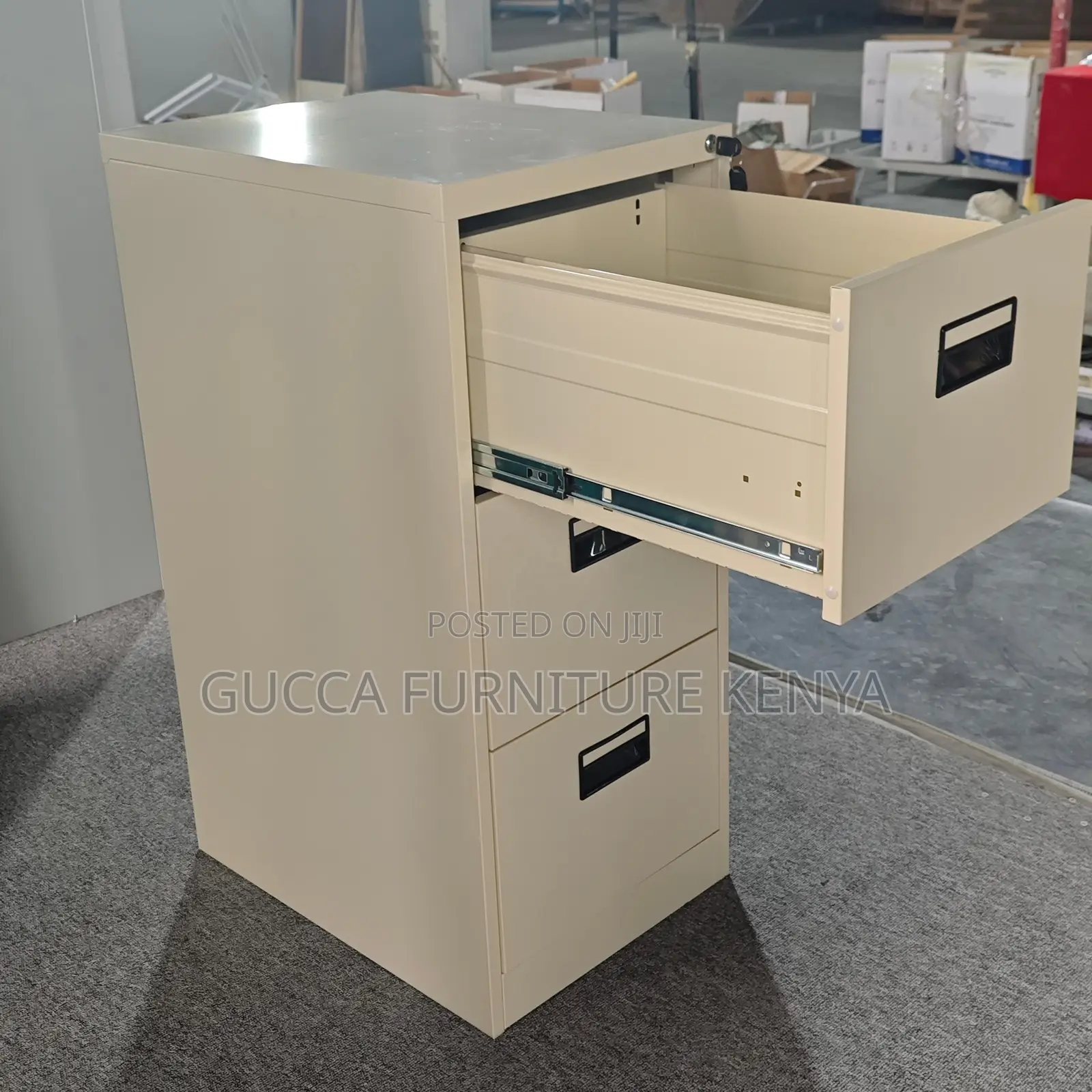 3 Drawer Steel Cabinet.