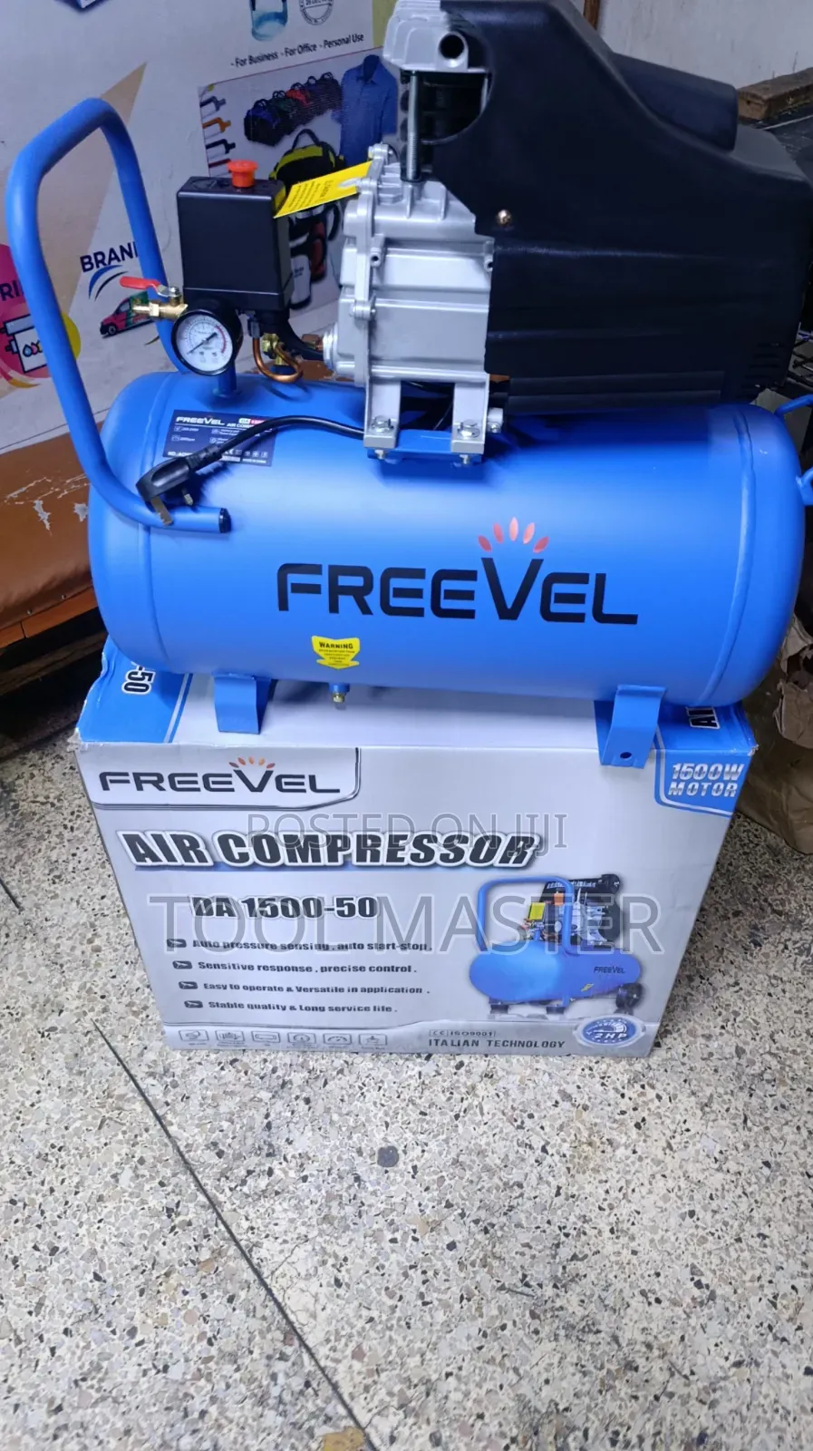 Freevel 50l Electric Compressor/50l Freevel Commercial Compressor