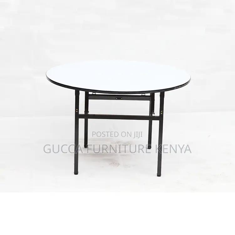 Round White Restaurant Table.