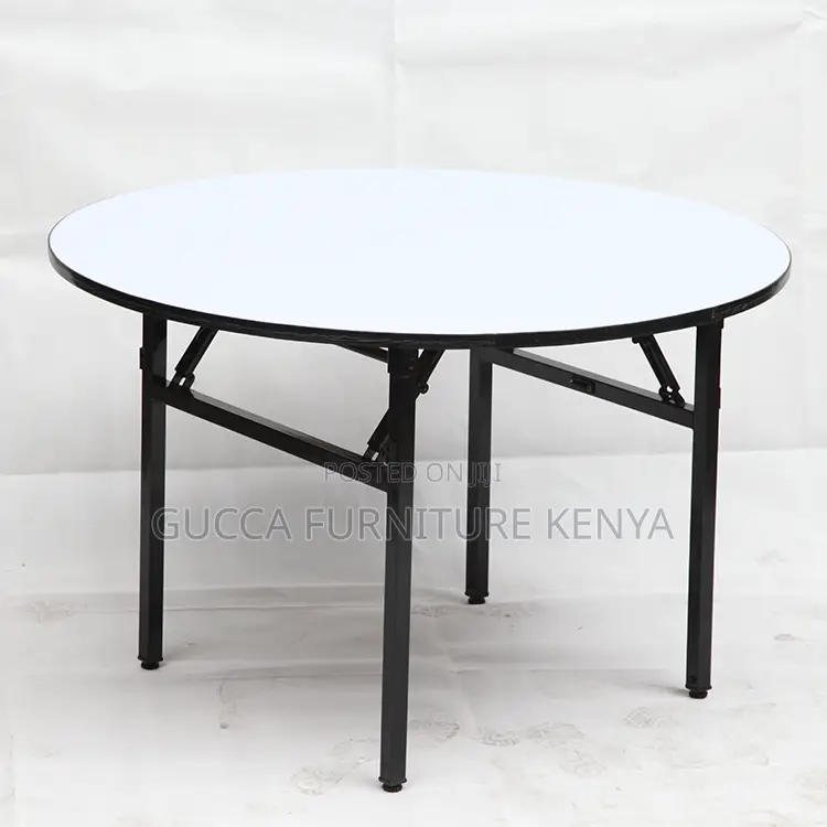 Round White Restaurant Table.