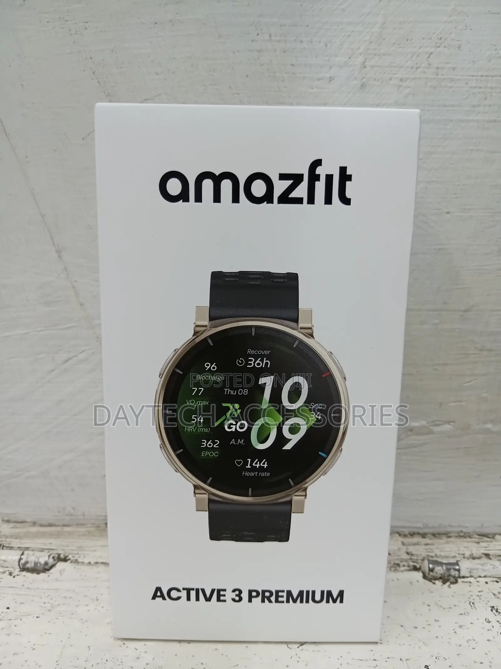 Amazfit Active 3 Premium Fitness Smartwatch.