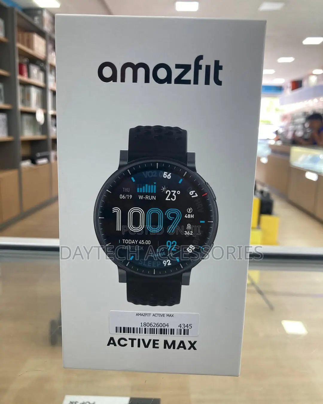 This Is an Amazfit Active Max Smartwatch 1.5-Inch Amoled Display.