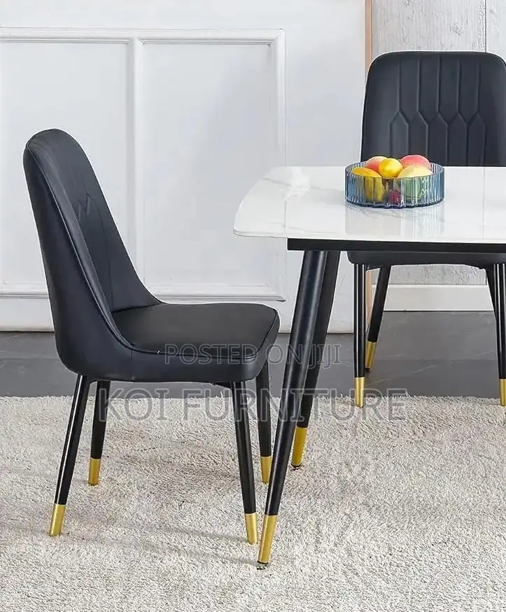 Dining Set; Four Seaters Marble Dining Set