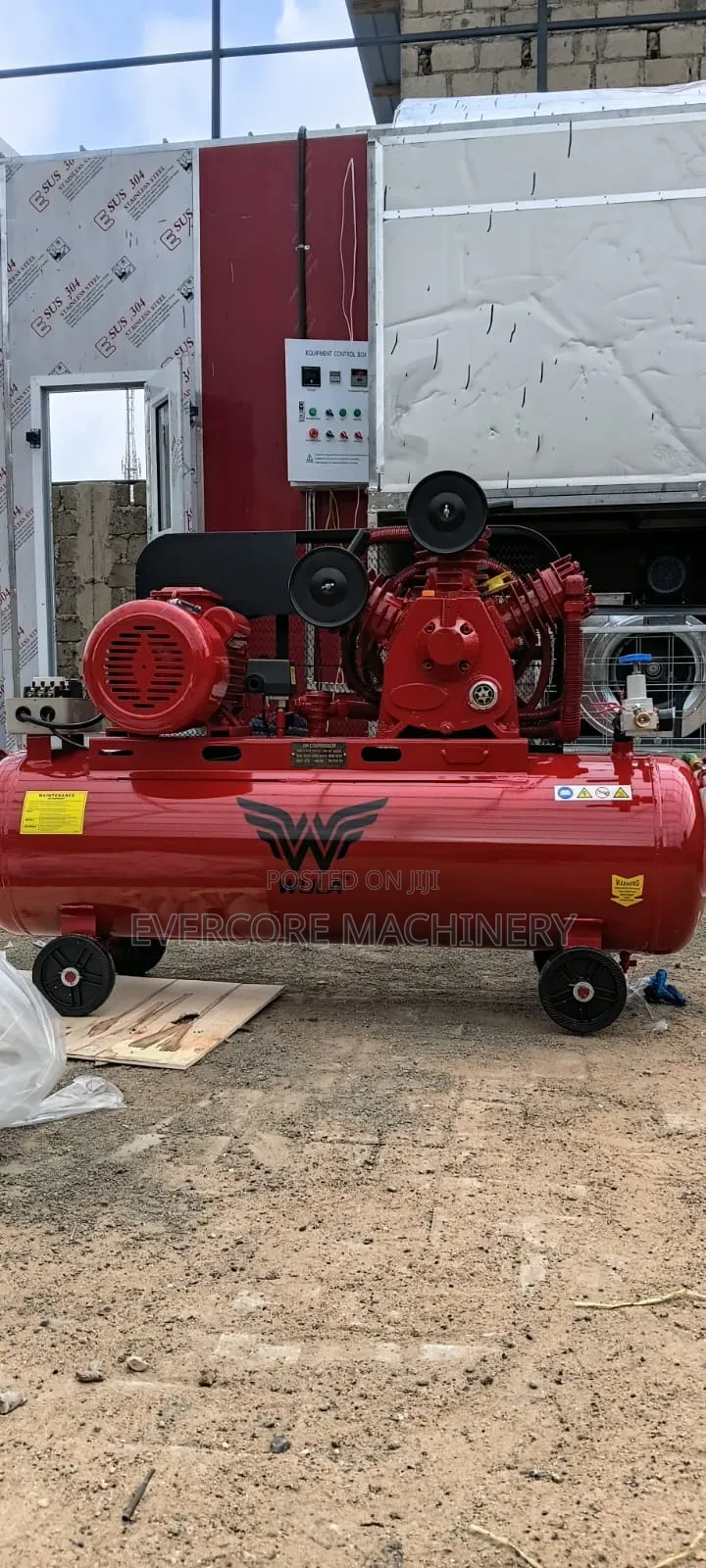 200litres Electric 3 Piston Air Compressor 10hp Single Phase 12.5bar.