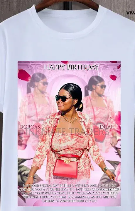 Round Neck Logo Printing
