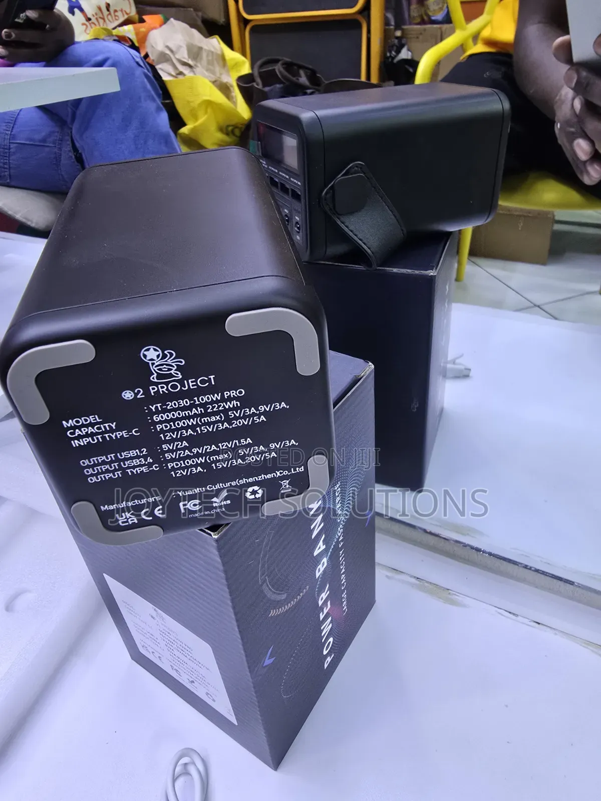 High Capacity 60000mah 100w Power Bank for Macbook, Hp, Dell
