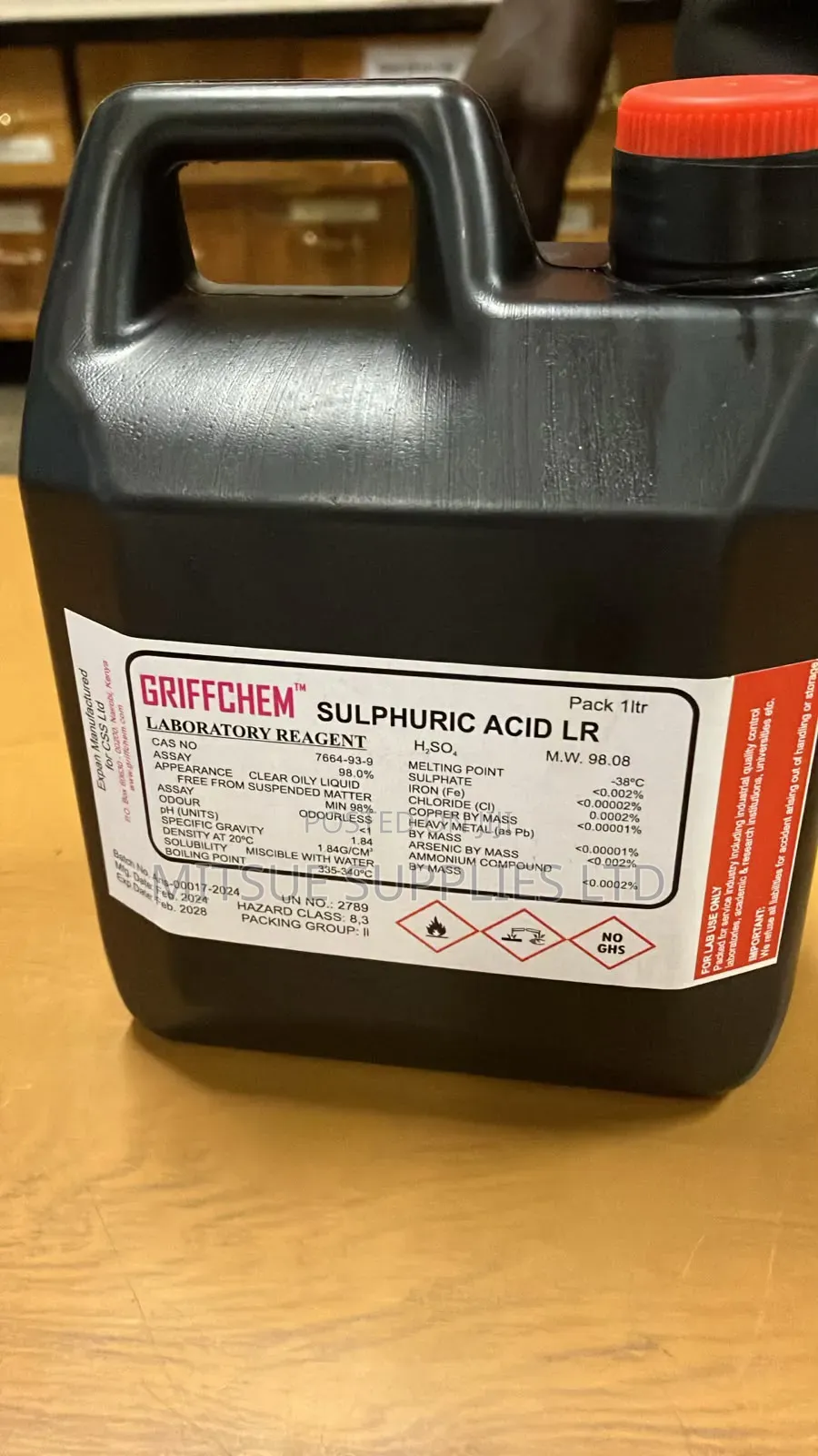 Sulphuric Acid 1l L/P