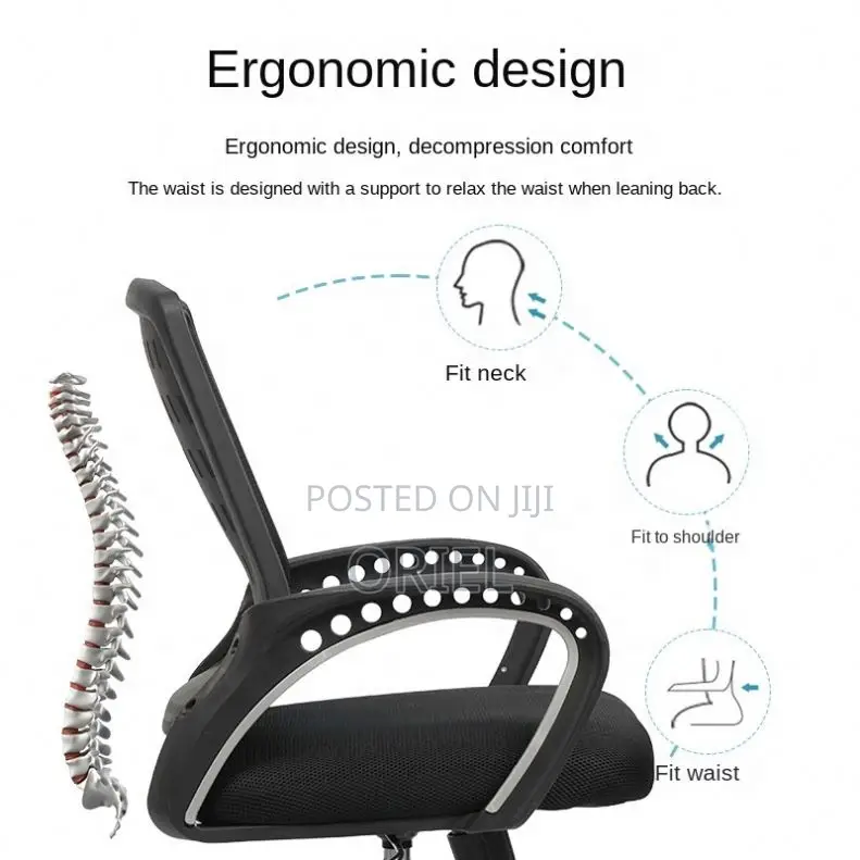 Office Chair : Medium Back Office Mesh Chair