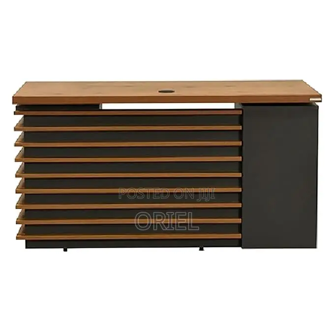 Office Desk : 140cm Brown Office Executive Desk